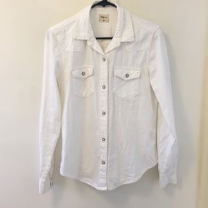 White western jean shirt